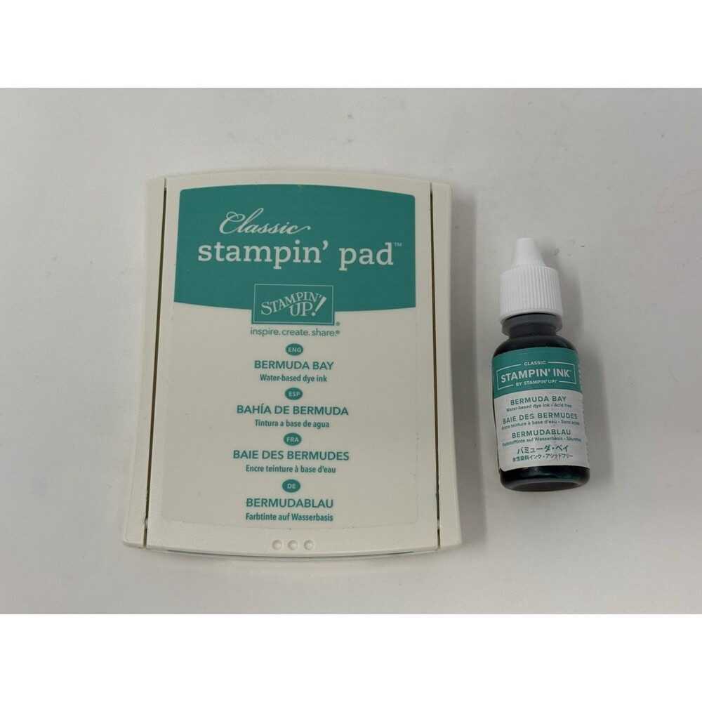 Stampin Up Classic Stampin Pad Bermuda Bay Ink Pad Refill